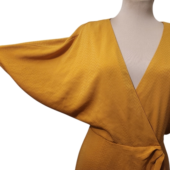 HOUSE OF HARLOW 1960 "Romina" Midi Faux Wrap Dress - Size M - Picture 6 of 17